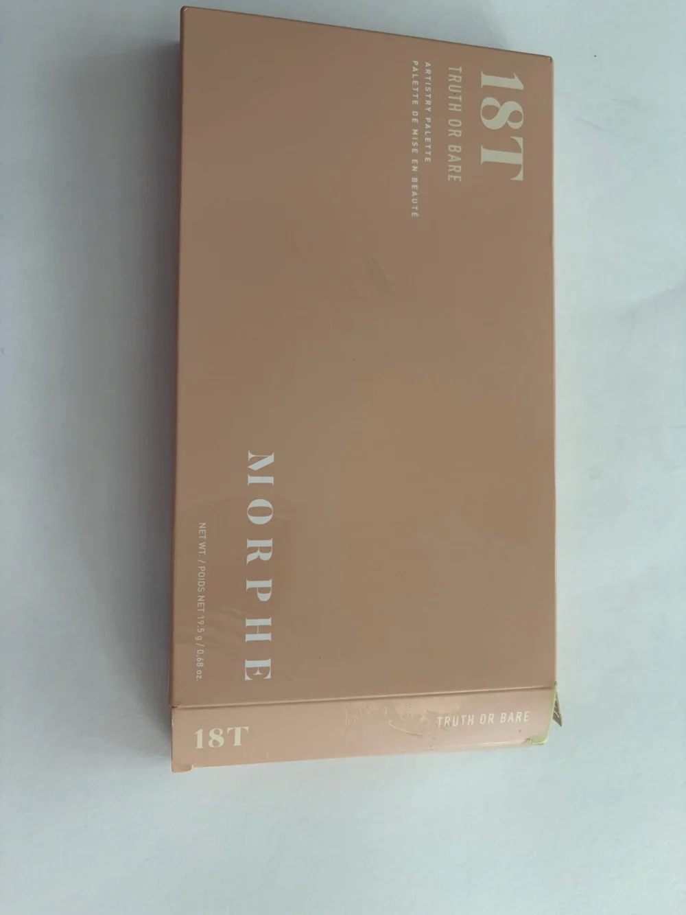 Morphe T18 Truth or Bare eyeshadow palette New in box Neutral blendable shades
